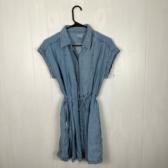 white christmas dresses Dallas Denim Maxi Dress – Curvaceous Boutique main image 1